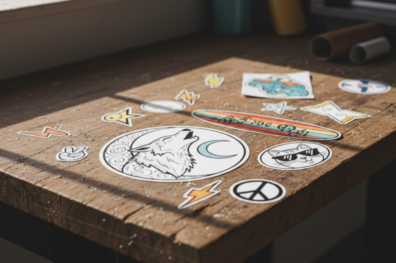 Atraia com Adesivos Personalizados Criativos e Únicos