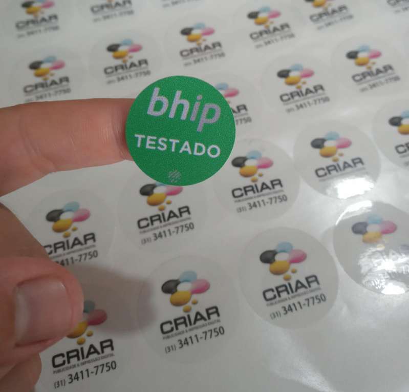 Adesivo Personalizado para Embalagem Bixiga - Adesivo Personalizado Belo Horizonte