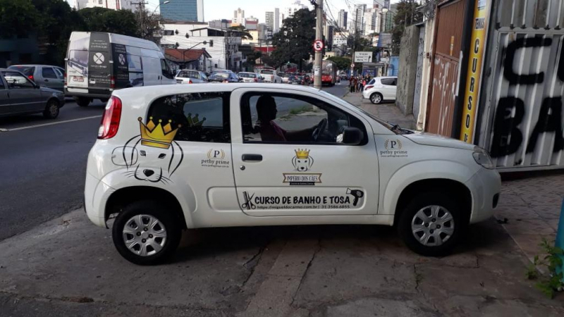Envelopamento de Carros com Propaganda Preços Vila Monumento - Plotagem de Carros Belo Horizonte