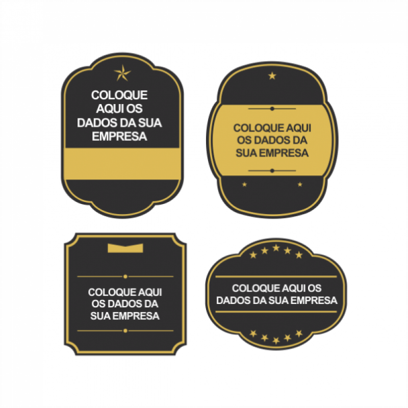 Etiquetas de Preço Personalizadas Largo do Arouche - Etiqueta Autocolante Personalizada