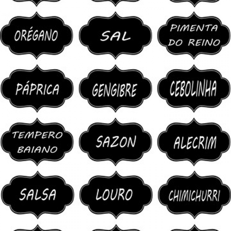 Etiquetas Personalizadas para Temperos Franco da Rocha - Etiqueta Personalizada Belo Horizonte