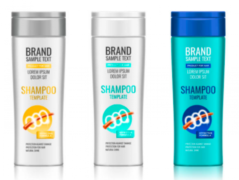 Rótulo de Shampoo Personalizado Tatuí - Rótulo Transparente Personalizado
