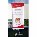 Banner Roll Up Personalizado 80x200 para Comércio