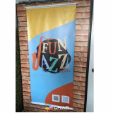 banner roll up 80x200 customizado valor Mogi Mirim