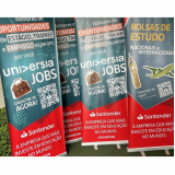 banner roll up 80x200 em lona Uberlândia