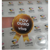 etiquetas redondas personalizadas Vila Clementino