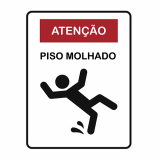 preço de placa de sinalização piso molhado Paranaguá